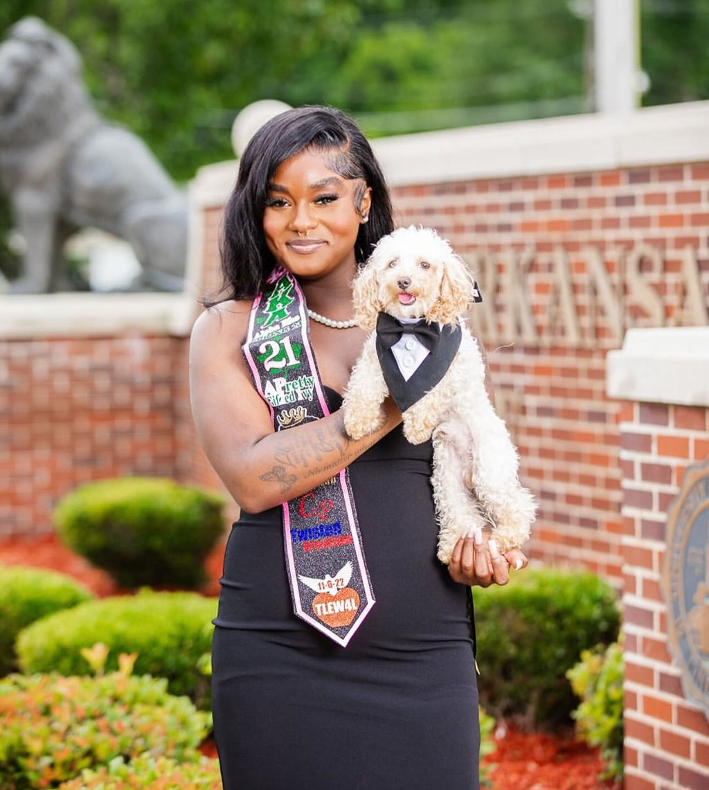 Glitter Covered Graduation Stole - CUSTOM