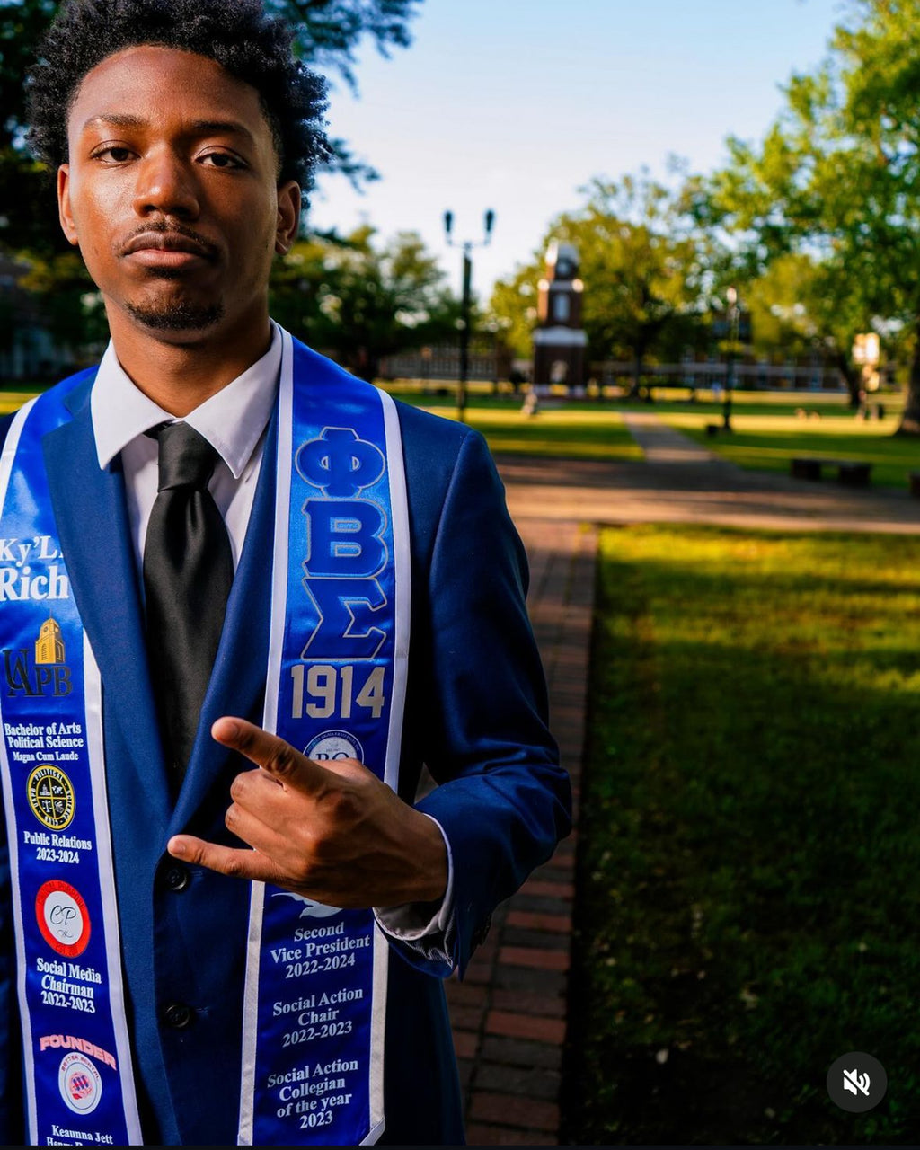 Satin Trimmed Graduation Stole- CUSTOM