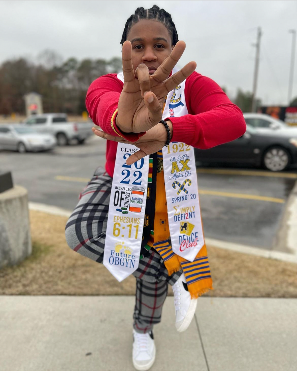 Satin Graduation Stole- CUSTOM