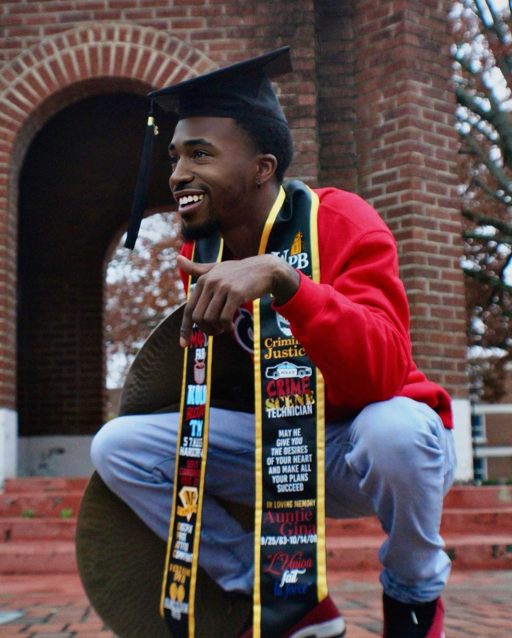 Satin Trimmed Graduation Stole- CUSTOM