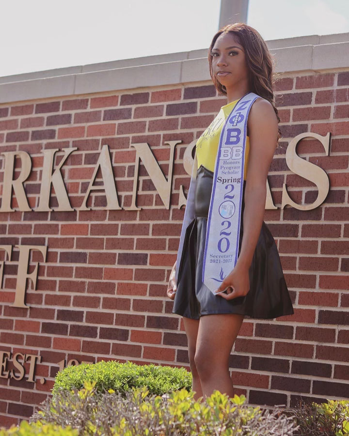 Glitter Covered Graduation Stole - CUSTOM