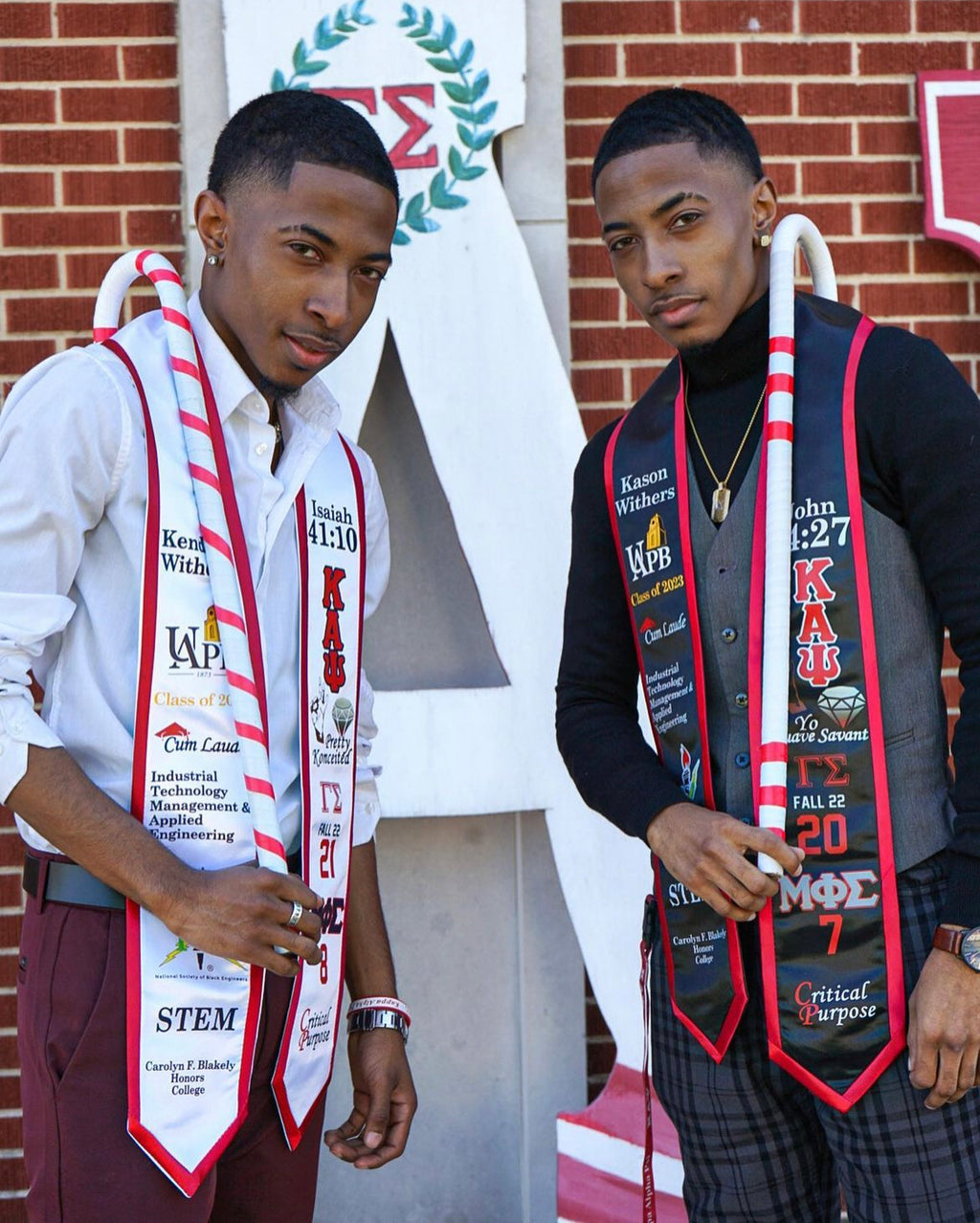 Satin Trimmed Graduation Stole- CUSTOM